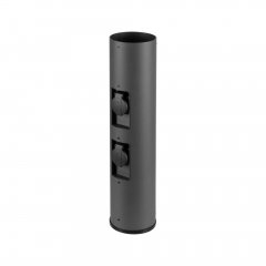 SLV M-POL 60 Pole Poller, zwei Steckdosen, anthrazit, 53,4 cm