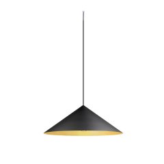 SLV Magico 55 Pendelleuchte E27 Pendell�nge 180cm 1x max. 10W matt schwarz / gold