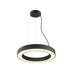 SLV MEDO� RING 60 Pendelleuchte, Pendell�nge 300 cm, 3000/4000 K, 110�, DALI, Touch, schwarz