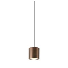 SLV Oculus Pendelleuchte, Pendell�nge 250 cm, 2000-3000 K, 100�, Dim-to-Warm, PHASE, dunkel kupfer