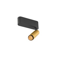 SLV GRIP! S Deckenaufbauleuchte single PHASE 3000K 11W 29� gold/schwarz