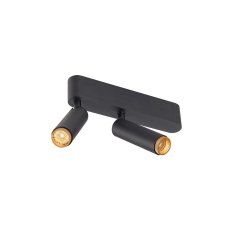 SLV GRIP! S Deckenaufbauleuchte double PHASE 2700K 21W 29� schwarz/gold