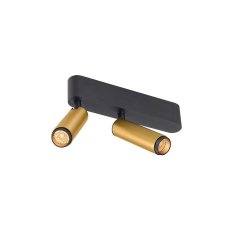 SLV GRIP! S Deckenaufbauleuchte double PHASE 3000K 21W 29� gold/schwarz