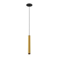 SLV GRIP! S PHASE LED Pendelleuchte 10W 590lm 29� 2700K Gold / Schwarz 200cm