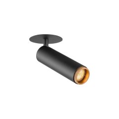 SLV GRIP! M Deckeneinbauleuchte PHASE 2700K 42� IP20 zylindrisch schwarz/gold