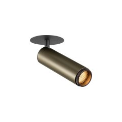 SLV GRIP! M Deckeneinbauleuchte PHASE 2700K 42� IP20 zylindrisch bronze/schwarz