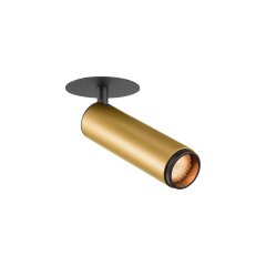 SLV GRIP! M Deckeneinbauleuchte PHASE 3000K 42� IP20 zylindrisch gold/schwarz