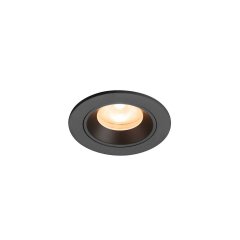 SLV Numinos XS Deckeneinbauleuchte 6,9W 900lm 2700K 55� IP20 rund schwarz