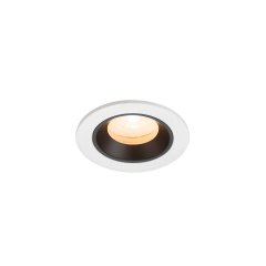 SLV Numinos XS Deckeneinbauleuchte 6,9W 950lm 3000K 40� IP20 rund wei�/schwarz