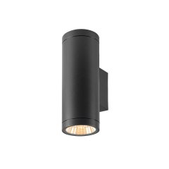 SLV HELIA PRO L Wandaufbauleuchte up/down DALI P1 zylindrisch 2700K 20W touch 24� anthrazit