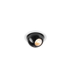 SLV Dysko Deckeneinbauleuchte rund PHASE 2700K 6.4W 36� wei�/schwarz