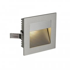 SLV Frame Curve Einbauleuchte LED 1W 3000K eckig silbergrau