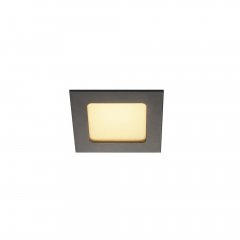SLV Frame Basic Einbauleuchte LED 9,4W 3000K schwarz
