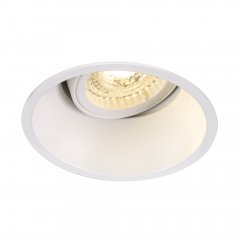 SLV Horn-T Einbauleuchte QPAR51 rund wei� matt