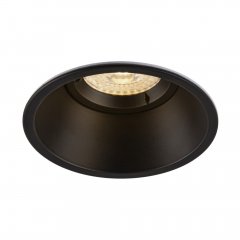 SLV Horn-O Einbauleuchte QPAR51 rund schwarz matt