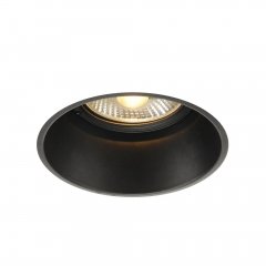 SLV Horn-T Einbauleuchte QPAR111 rund schwarz matt