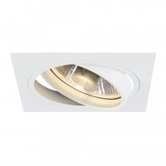 SLV 113541 New Tria Einbauleuchte QPAR111 eckig wei� matt inkl. Blattfedern