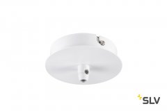 SLV Fitu 1er Deckenrosette rund wei� inkl. Zugentlastung