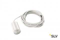 SLV Fitu Pendelleuchte E27 wei� 5m Kabel mit offenem Kabelende max. 60W