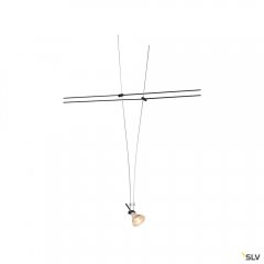 SLV Asmara f�r TENSEO Niedervolt-Seilsystem QR-C51 schwarz 1 St�ck