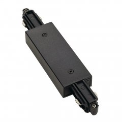 SLV L�ngsverbinder f�r Hochvolt 1Phasen-Aufbauschiene schwarz mit Einspeisem�glichkeit
