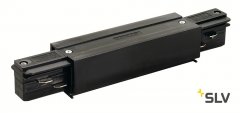 SLV L�ngsverbinder f�r Eutrac Hochvolt 3Phasen-Aufbauschiene mit Einspeisem�glichkeit schwarz