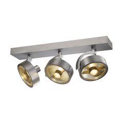 SLV KALU Wand- und Deckenleuchte 3xQPAR111 aluminium 147326