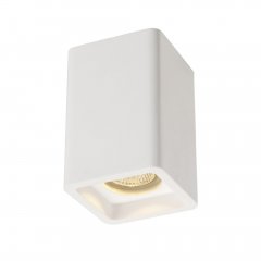 SLV Plastra Deckenleuchte weisser Gips GU10 148004