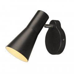 SLV Phelia Wandleuchte schwarz GU10 mit Schalter 148540
