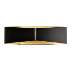 SLV Big Cariso LED Wandleuchte 2 schwarz messing 2x9W LED 2700K 151740