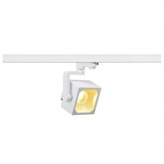 SLV Euro Cube Spot LED 28,5W 3000K 60� wei� inkl. 3-Phasen-Adapter 152751
