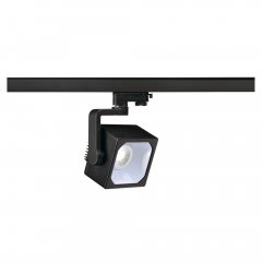 SLV Euro Cube Spot LED 28,5W 4000K 60� schwarz inkl. 3-Phasen-Adapter 152780