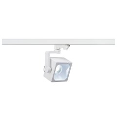 SLV Euro Cube Spot LED 28,5W 4000K 60� wei� inkl. 3-Phasen-Adapter 152781