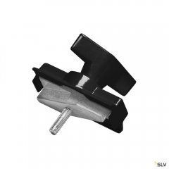 SLV mechanischer Adapter f�r S-Track Hochvolt 3Phasen-Aufbauschiene schwarz