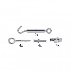 Paulmann 17803 Seilsystem Montageset Halterung Chrom