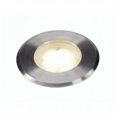 SLV DASAR FLAT LED 230V Bodeneinbaustrahler rund, 4,3W LED warmweiss 228412