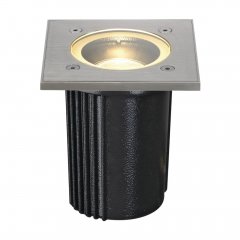 SLV Dasar Exact Bodeneinbauleuchte GU10 eckig Edelstahl 316 IP67 228434