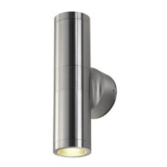 SLV Astina Wandleuchte 2xGU10 IP44 Up/Down aluminium geb�rstet