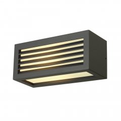 SLV Box-L Outdoor Wandleuchte E27 IP44 anthrazit