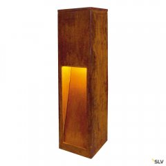 SLV Rusty Slot 50 Outdoor Standleuchte LED 3000K stahl gerostet L/B/H 12/12/50 cm