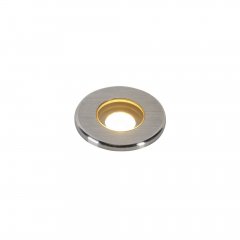 SLV Dasar LED Mini Bodeneinbauleuchte 2W 3000K rund Edelstahl 316 IP67 233540