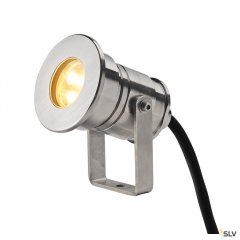 SLV Dasar Projektor Outdoor Strahler LED 3000K IP68 edelstahl 316 12-24V 7W