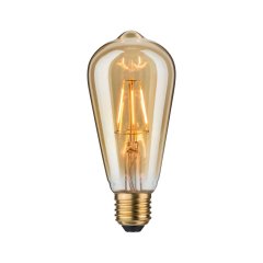 Paulmann 28407 1879 Filament 230V LED Kolben Rustika E27 Non Dim 250lm 4,4W 1700K Gold