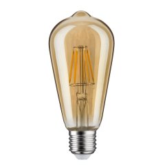 Paulmann 28523 1879 Filament 230V LED Kolben Rustika E27 Dim 480lm 6W 1700K dimmbar Gold