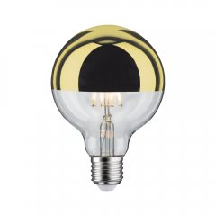 Paulmann 28675 Modern Classic Edition LED Globe E27 G95 600lm 6,5W 2700K dimmbar Kopfspiegel Gold