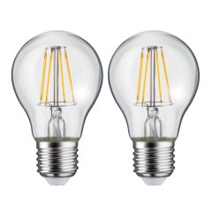 Paulmann 28856 LED Birne Filament E27 230V 2x470lm 2x5W 2700K Klar