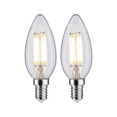 Paulmann 28916 Filament 230V LED Kerze E14 2x470lm 2x4,8W 4000K Matt