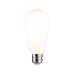 Paulmann 29118 Classic White LED Kolben ST64 E27 806lm 7W 2700K dimmbar Opal