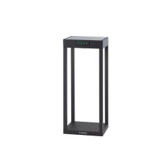 Klewe Radia Mini Akku-Solarleuchte 350mm 3W 173lm IP65 3000K 2200mAh Ra80 graphitgrau