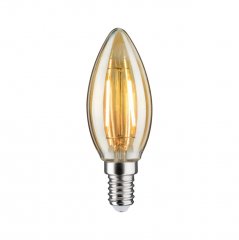 Paulmann LED Kerze Filament E14 24V 140lm 2W 1900K dimmbar Gold f�r Plug & Shine Leuchten
